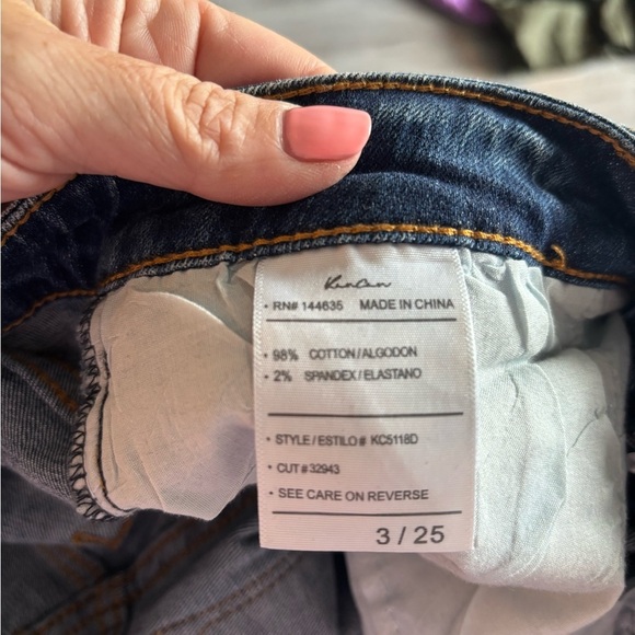 KanCan Distressed Skinny Jeans - Blue - Picture 3 of 7